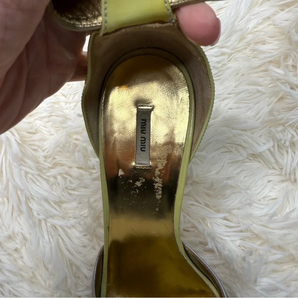 Miu Miu platform heels